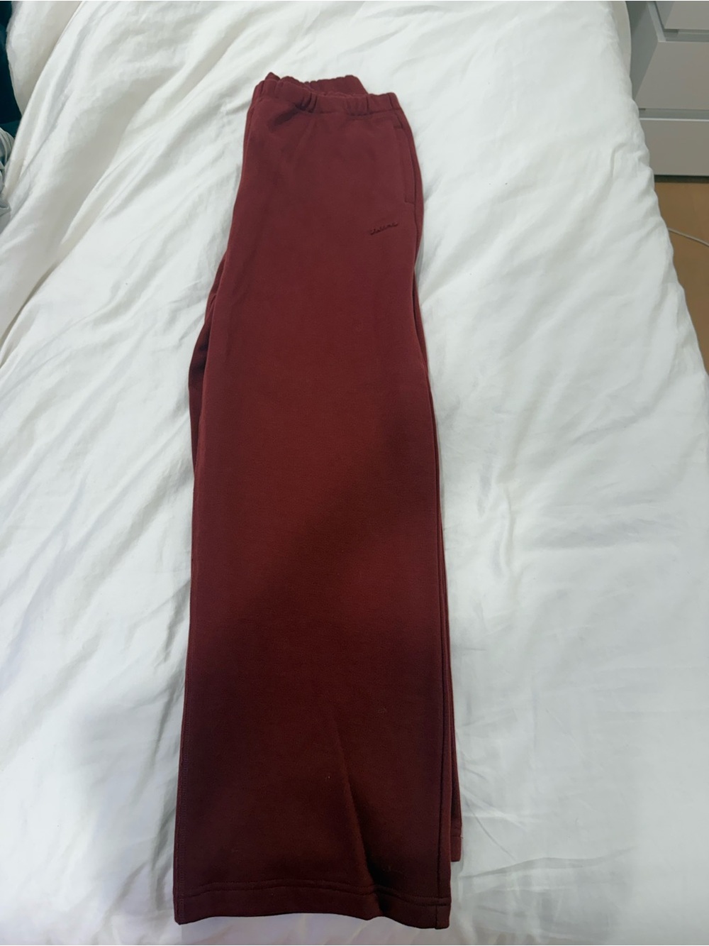Skims Women Burgundy Sweatpants